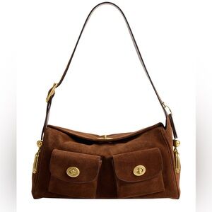 Coach Turnlock Haversack Bag
Brass/Warm Brown